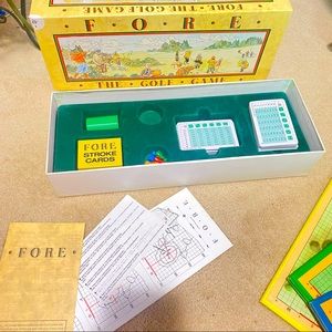 FORE the golf game origional complete 1987 vintage classic